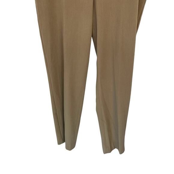 Talbots Tan Khaki Work Office Business Career Heritage Ankle‎ Pants Size 12 - Picture 4 of 10